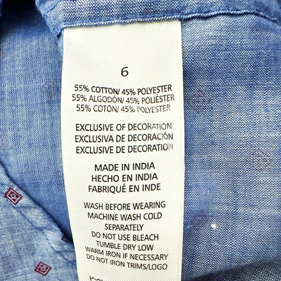 Original Penguin | Classic Boys Button Down (6) - Picture 5 of 5